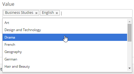 Multiple Filter Values