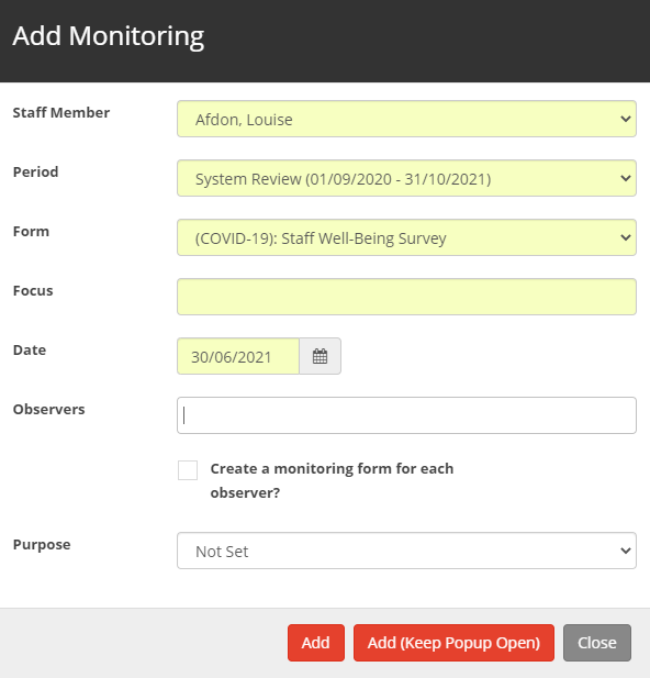 Add Monitoring