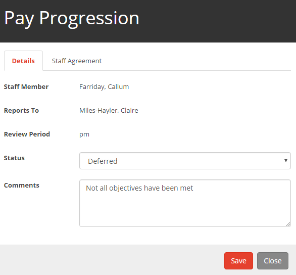 Pay Progression